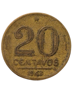 Brasil 20 Centavos 1943