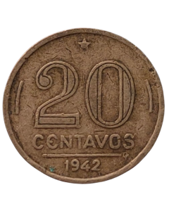 Brasil 20 Centavos 1942