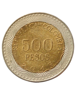 Colômbia 500 Pesos 2017 - Sapo de Cristal