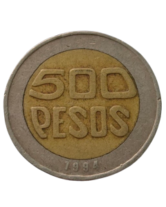 Colômbia 500 Pesos 1994 - Árvore Sagrada de Guacarí