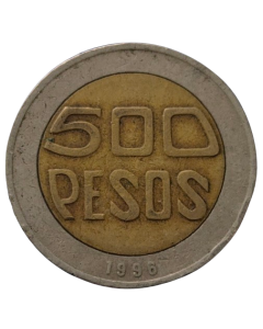 Colômbia 500 Pesos 1996 - Árvore Sagrada de Guacarí