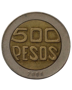 Colômbia 500 Pesos 2004 - Árvore Sagrada de Guacarí