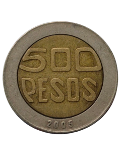 Colômbia 500 Pesos 2005 - Árvore Sagrada de Guacarí