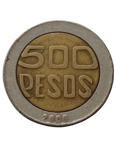 Colômbia 500 Pesos 2006 - Árvore Sagrada de Guacarí