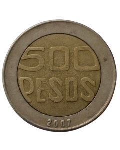 Colômbia 500 Pesos 2007 - Árvore Sagrada de Guacarí