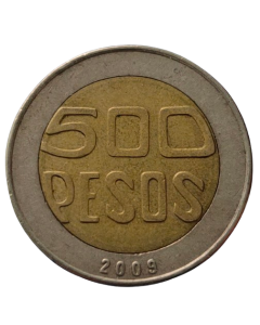 Colômbia 500 Pesos 2009 - Árvore Sagrada de Guacarí