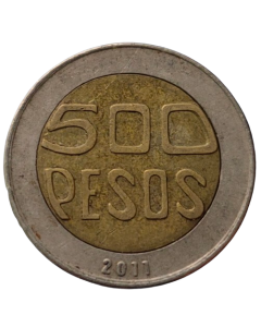 Colômbia 500 Pesos 2011 - Árvore Sagrada de Guacarí