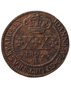 Brasil 20 Réis 1822 R