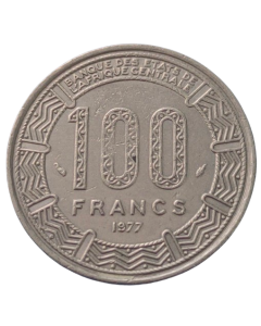 Gabão 100 Francos 1977