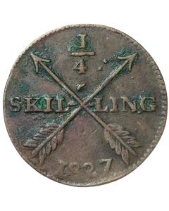 Suécia ¼ Skiling 1827