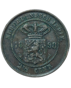 Índias Orientais Holandesas 2½ centavos 1898