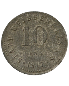 Cidade de Weißenfels 10 Pfennig 1917