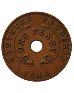 Rodésia do Sul 1 Penny 1944