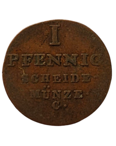 Reino de Hannover 1 pfennig 1829 C