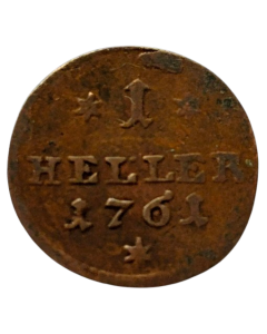 Ducado de Saxe-Hildburghausen 1 Heller 1761