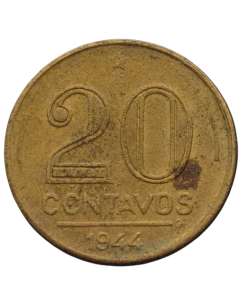 Brasil 20 Centavos 1944 - Sem sigla