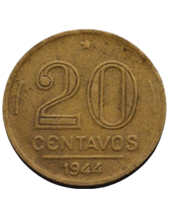 Brasil 20 Centavos 1944 