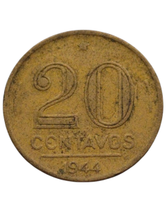 Brasil 20 Centavos 1944 