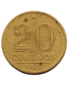 Brasil 20 Centavos 1945