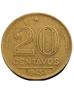 Brasil 20 Centavos 1945