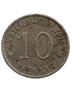 Cidade de Wattenscheid 10 Pfennig 1919