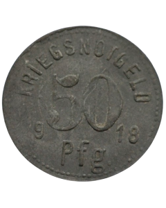 Cidade de Apolda 50 Pfennig 1918 