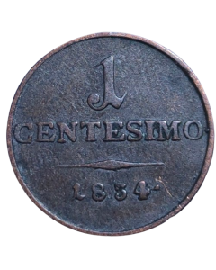 Lombardo-Vêneto 1 Centésimo 1834 M