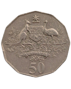 Austrália 50 Cents 2001 - Centenário da Federação - Austrália