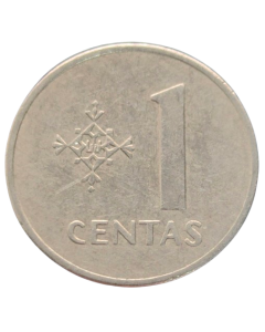 Lituânia 1 Centas 1991