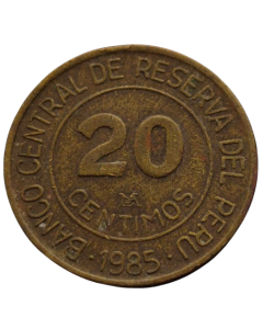 Peru 20 Cêntimos 1985