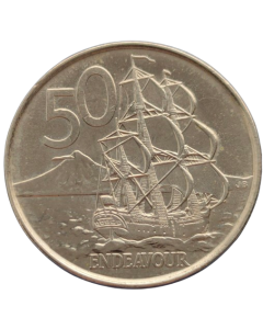 Nova Zelândia 50 Centavos 2006 