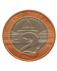 Nigéria 2 Naira 2006 