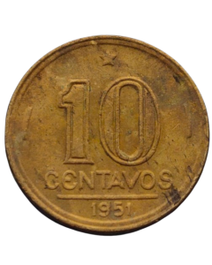 Brasil 10 Centavos 1951