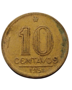 Brasil 10 Centavos 1951