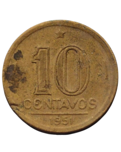 Brasil 10 Centavos 1951