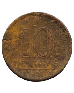 Brasil 10 Centavos 1952