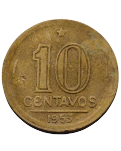 Brasil 10 Centavos 1953