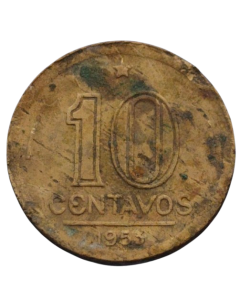 Brasil 10 Centavos 1953