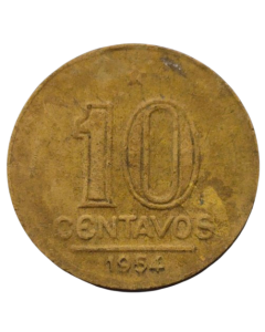 Brasil 10 Centavos 1954