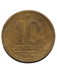 Brasil 10 Centavos 1954