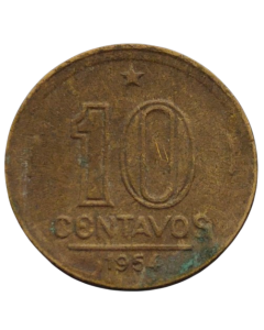 Brasil 10 Centavos 1954