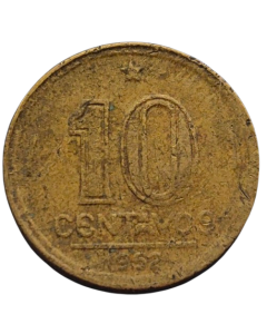 Brasil 10 Centavos 1952