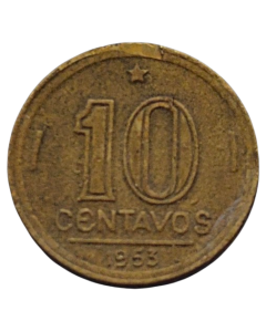 Brasil 10 Centavos 1953