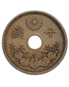 Japão 10 Sen 1923