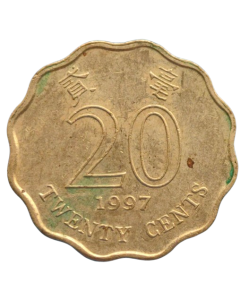 Hong Kong 20 Cents 1997