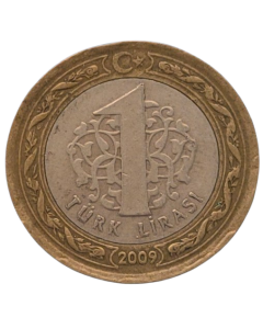 Turquia 1 Turk Lira 2009