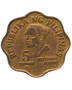 Filipinas 5 Cêntimos 1981