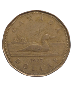 Canadá 1 Dólar 1987