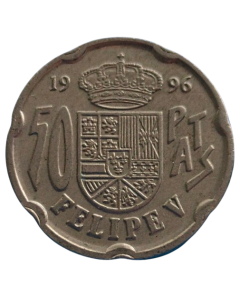 Espanha 50 Pesetas 1996 - Felipe V