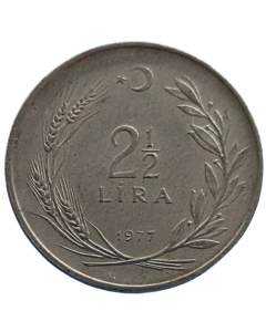 Turquia 2½ Lira 1977